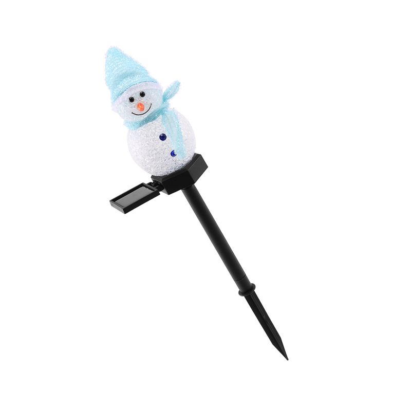 Outdoor Power For Xmas Lights - Luces Solares AT29-Snowman, Decoración Navideña con