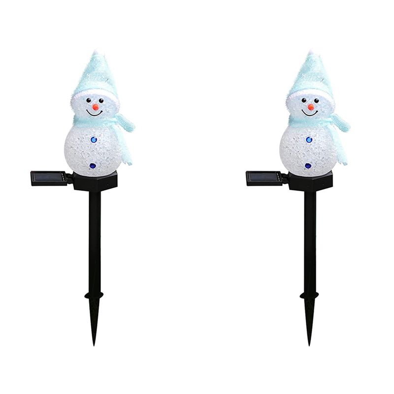 Outdoor Power For Xmas Lights - Luces Solares de Muñeco de Nieve