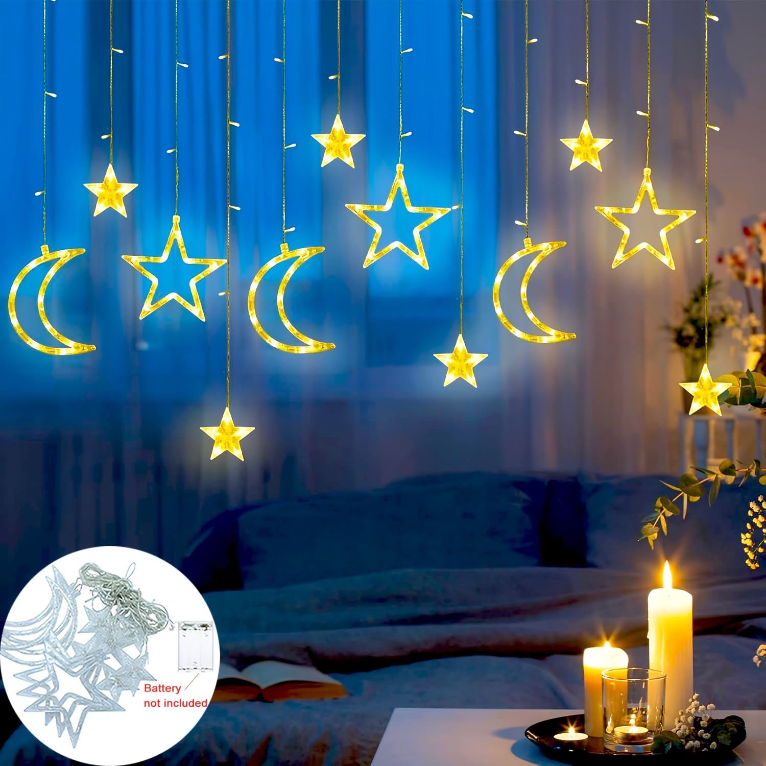 Outdoor Power For Xmas Lights - Guirnalda de luces LED con forma