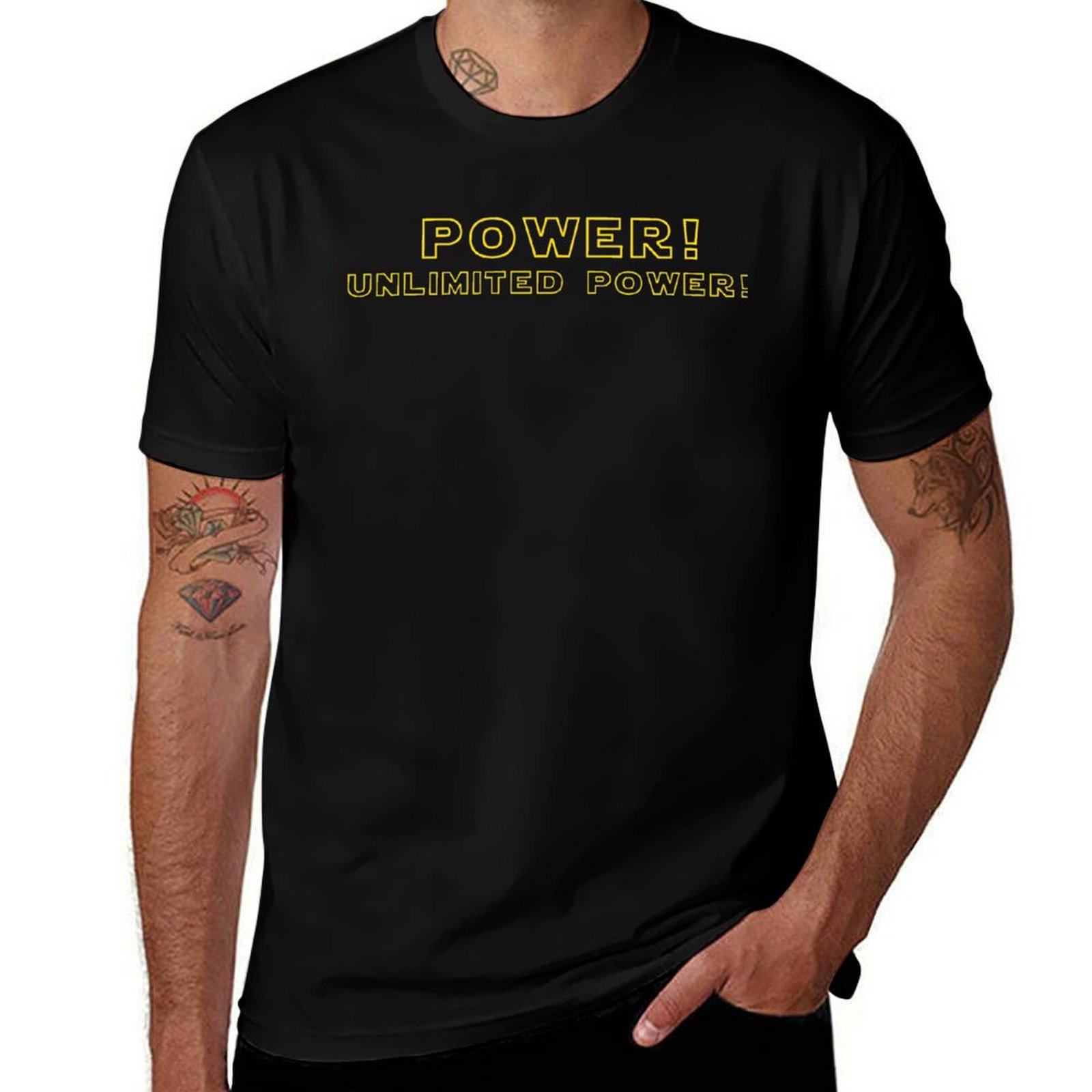 Outdoor Power Unlimited - ¡Potencia! ¡Potencia Ilimitada! Camiseta de Trabajo