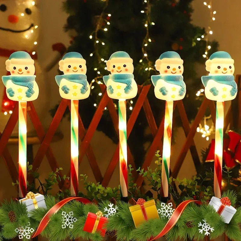 Outdoor Power For Xmas Lights - Lámpara LED de Papá Noel y