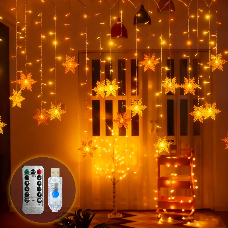 Outdoor Power For Xmas Lights - Luces de cortina con forma de