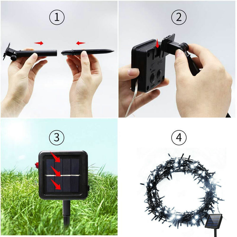 Guirnalda de luces con energía - Outdoor Power For Xmas Lights reseña y precio