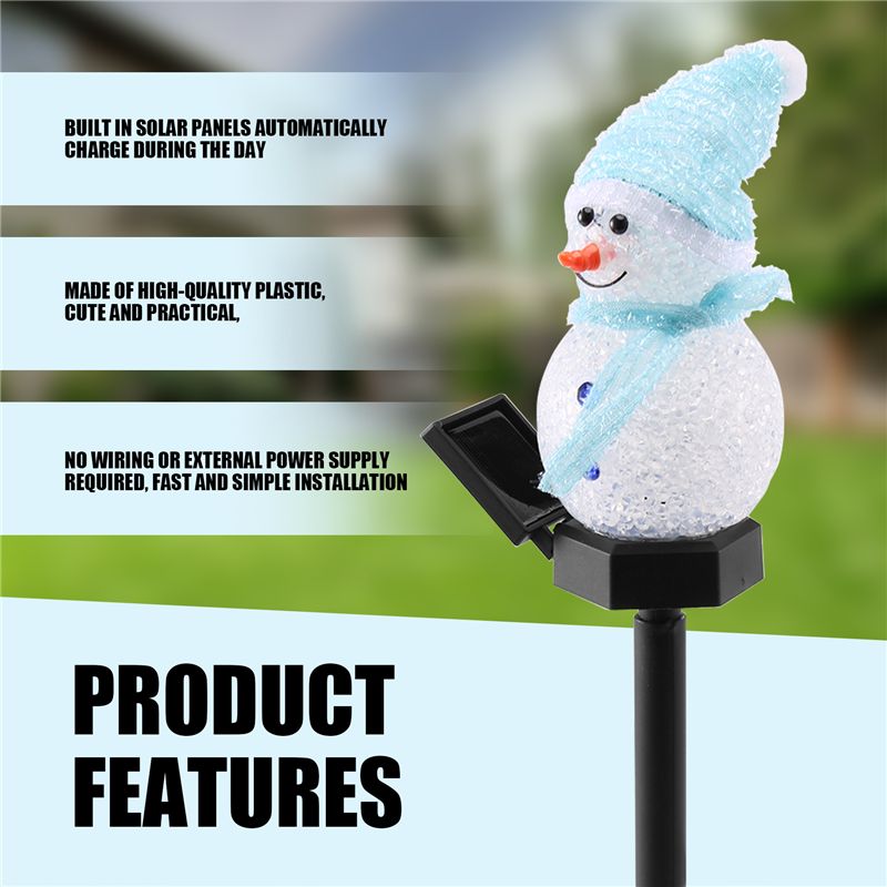 Luces Solares AT29-Snowman, De - Outdoor Power For Xmas Lights reseña y precio