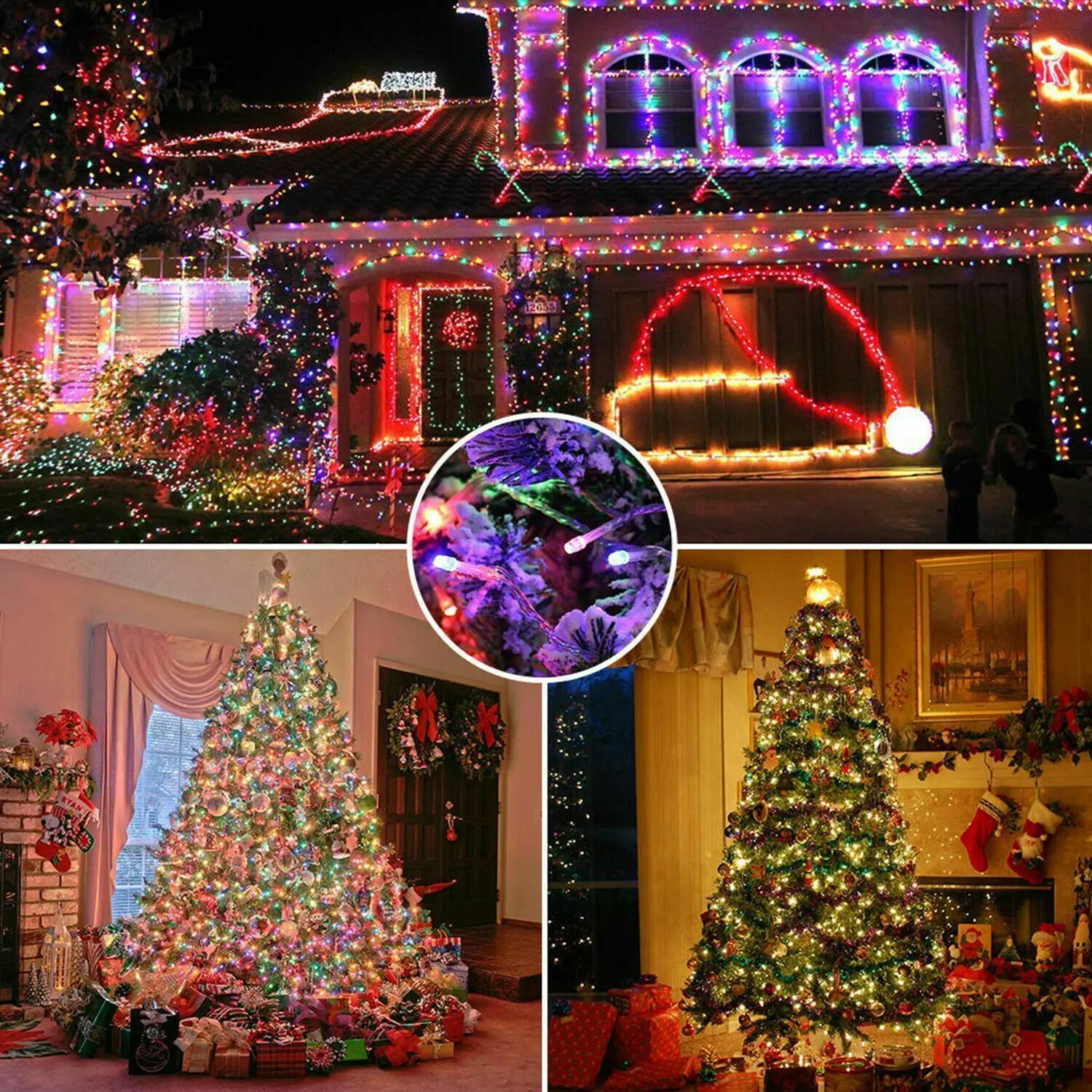 Guirnaldas de luces alimentada - Outdoor Power For Xmas Lights reseña y precio