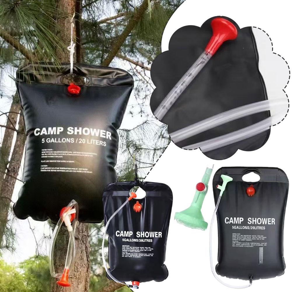 Bolsa de Ducha Exterior de Gra - Outdoor Power Solutions reseña y precio
