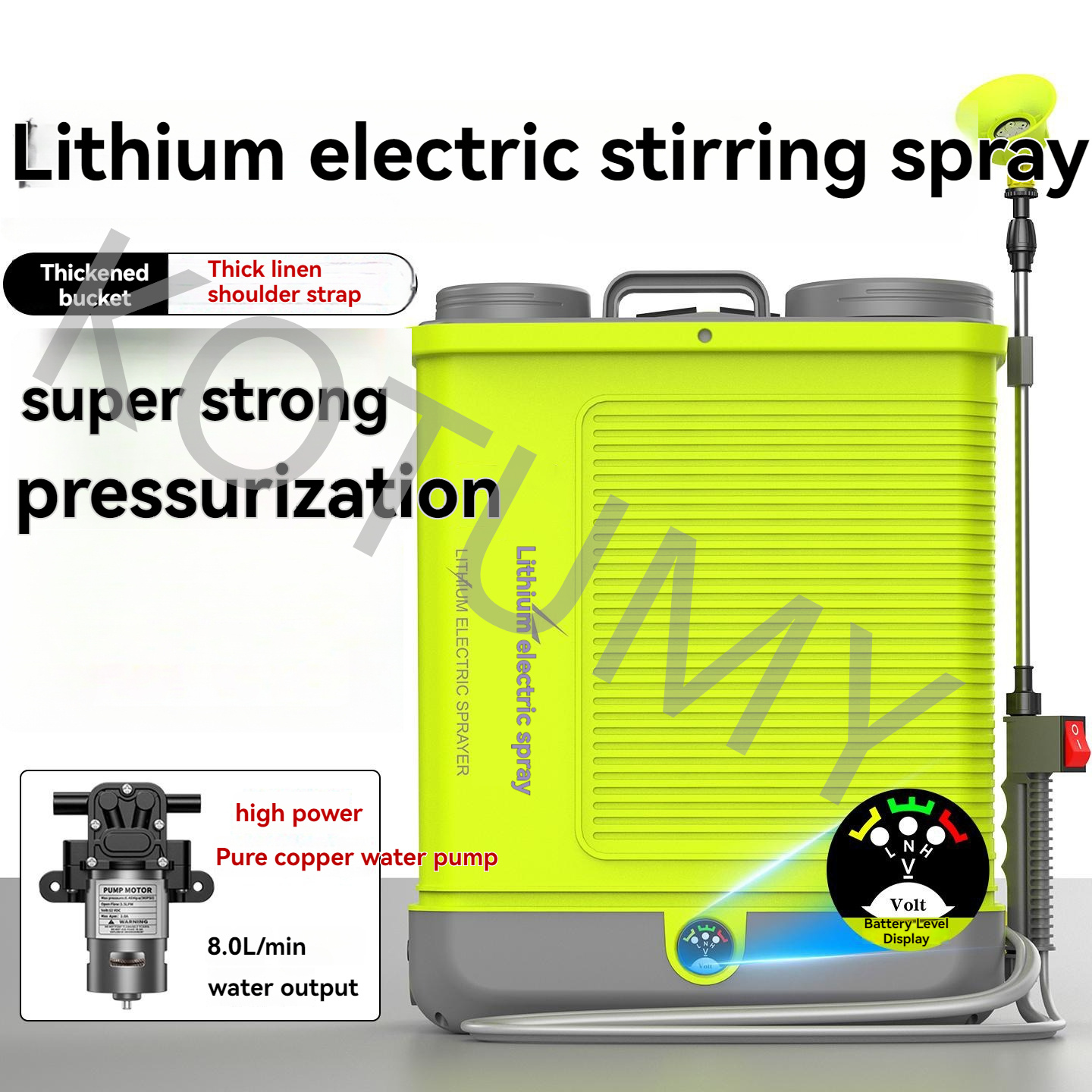 Pulverizador de Mochila de 20L - Electric Sprayer Backpack reseña y precio