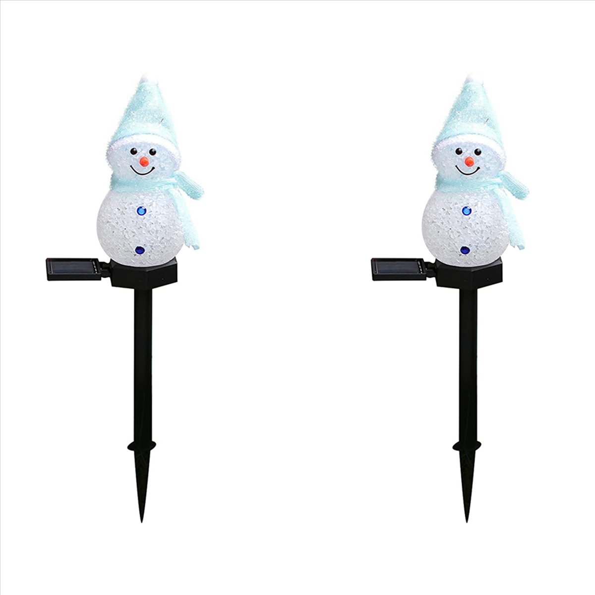 Luces Solares de Muñeco de Nie - Outdoor Power For Xmas Lights reseña y precio