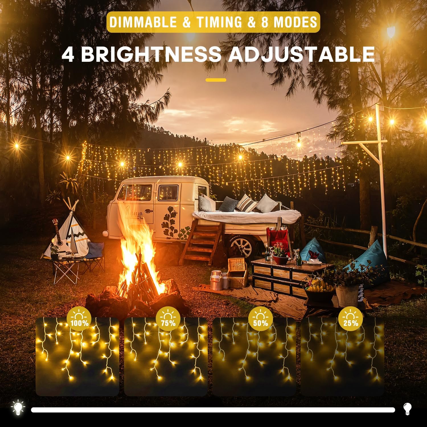 Luces Solares de Hielo para Ex - Outdoor Power For Xmas Lights reseña y precio