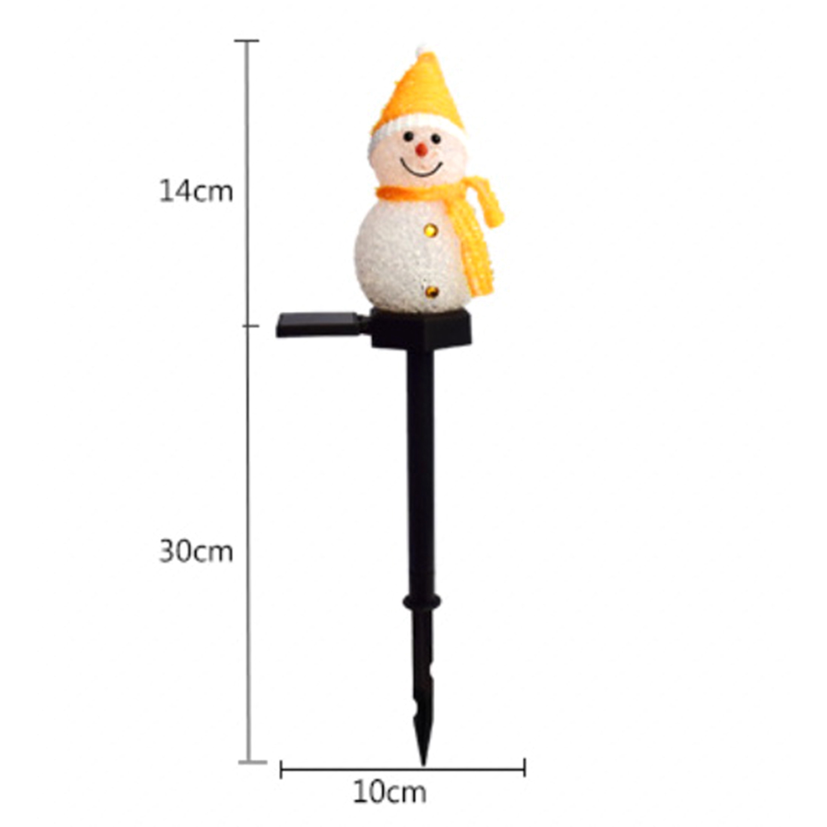 Luces Solares de Muñeco de Nie - Outdoor Power For Xmas Lights reseña y precio