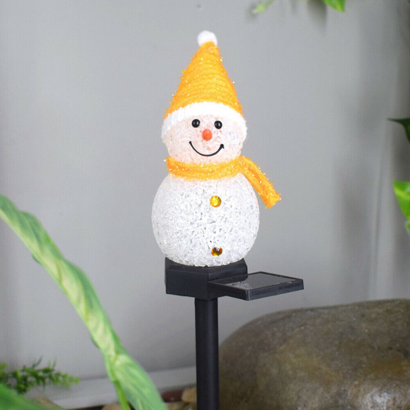 Luces Solares de Muñeco de Nie - Outdoor Power For Xmas Lights reseña y precio