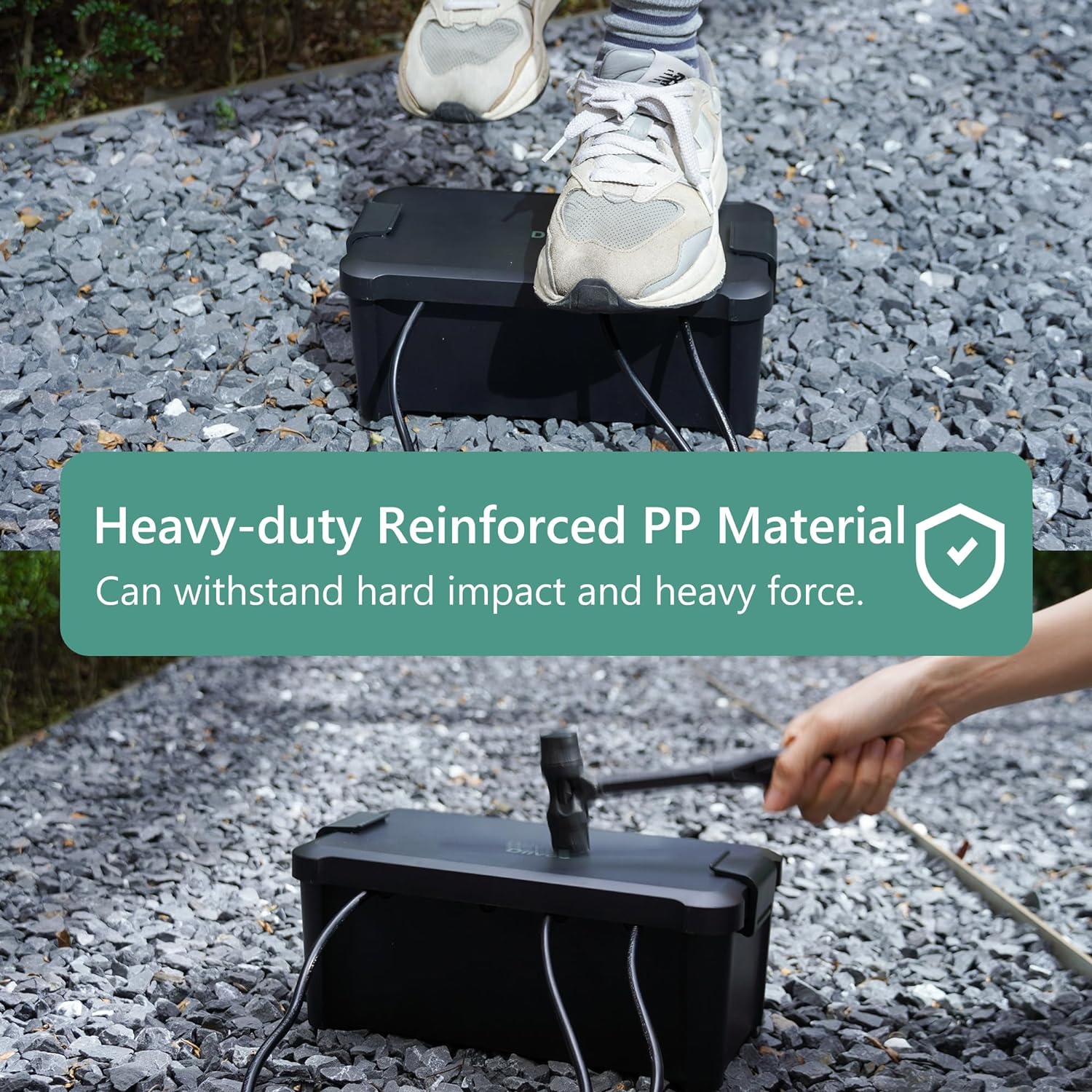 Diivoo-caja eléctrica impermea - Outdoor Power Outlet Box reseña y precio
