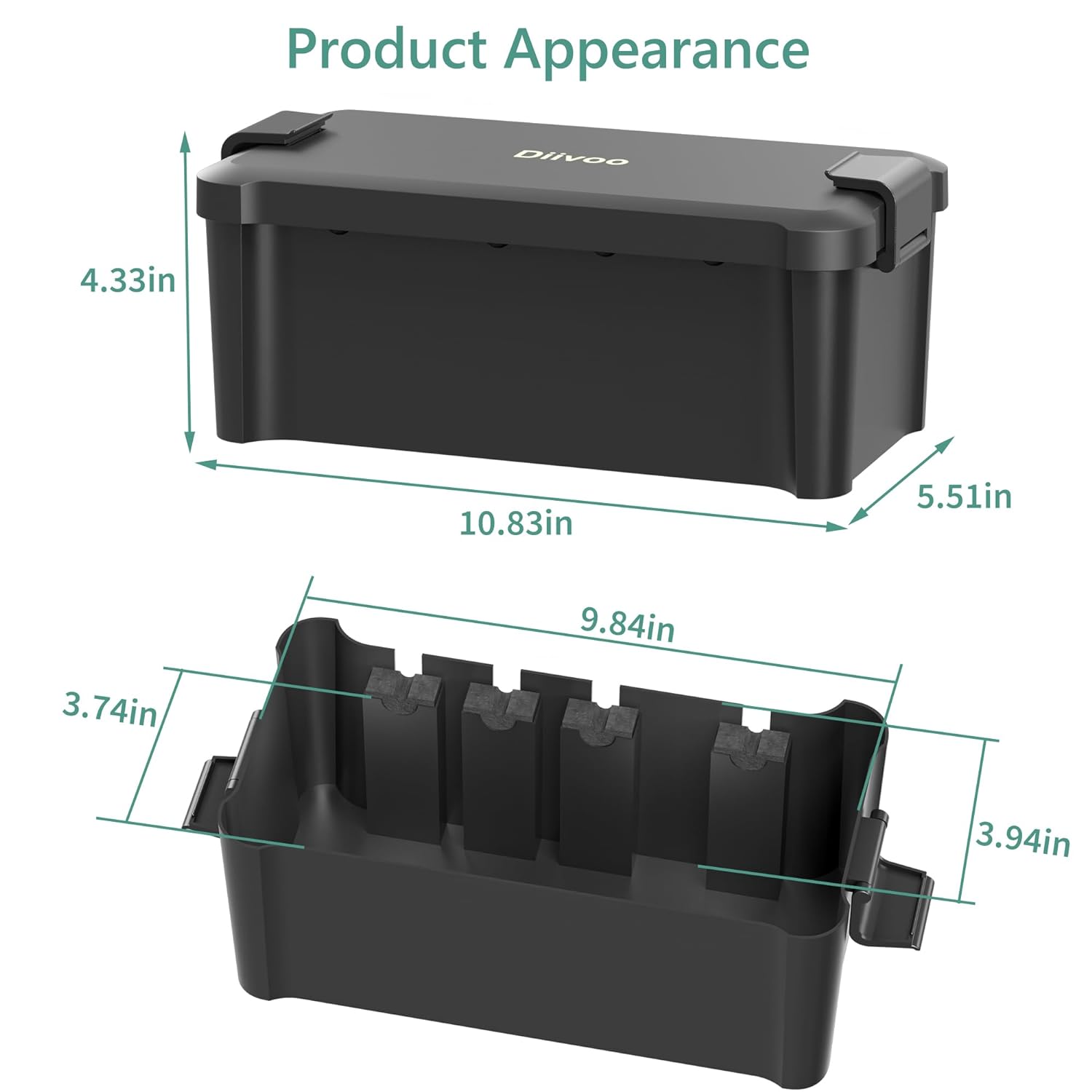 Diivoo-caja eléctrica impermea - Outdoor Power Outlet Box reseña y precio
