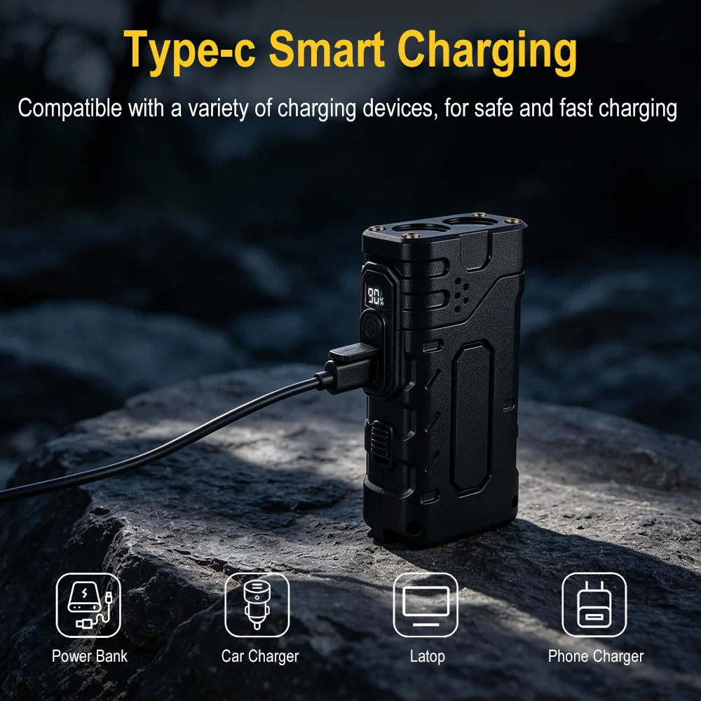 Linterna LED EDC de Manivela B - Outdoor Usb Power Supply reseña y precio