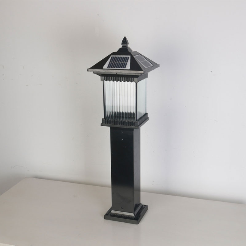 Luz de césped moderna con ener - Outdoor Power Block reseña y precio