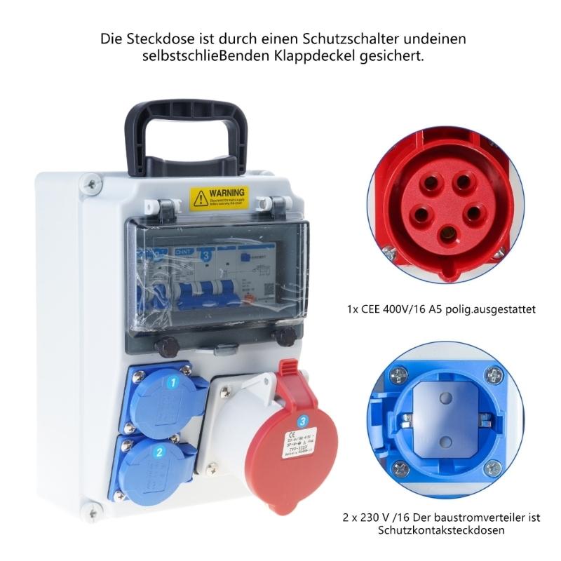 Caja enchufe interruptores por - Outdoor Power Distributors reseña y precio