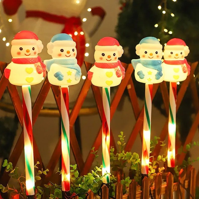Lámpara LED de Papá Noel y Muñ - Outdoor Power For Xmas Lights reseña y precio