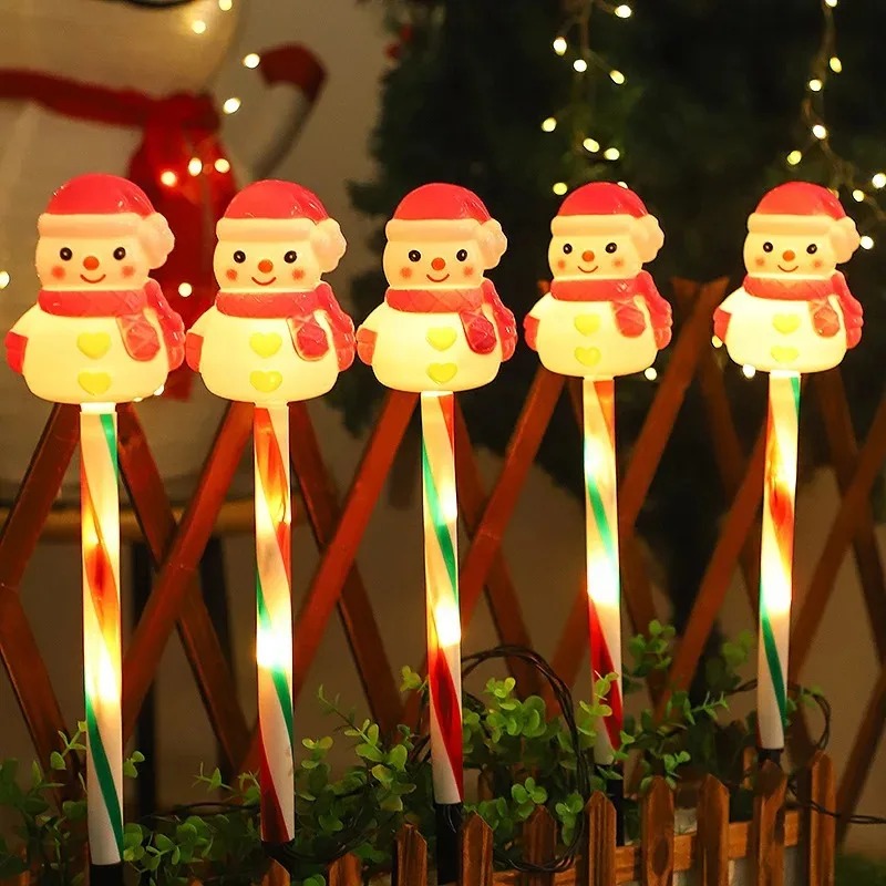 Lámpara LED de Papá Noel y Muñ - Outdoor Power For Xmas Lights reseña y precio