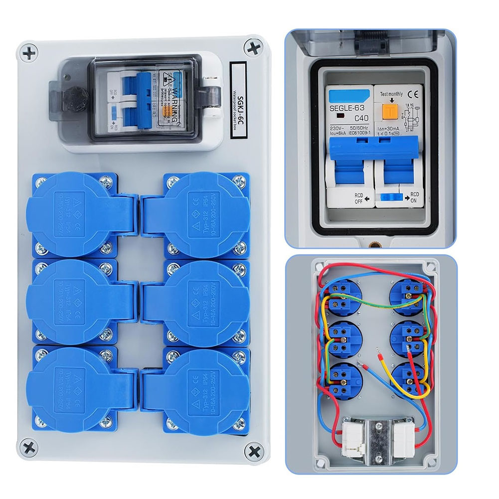 Distribuidor de energía de 6 p - Outdoor Power Distributors reseña y precio