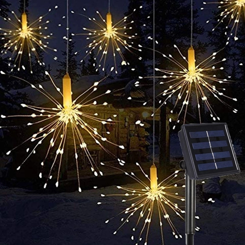 Lámpara Solar Led de 200 leds, - Outdoor Power For Xmas Lights reseña y precio
